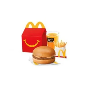 Burger McDo w Fries Happy Meal