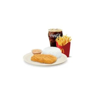 Crispy Chicken Fillet with Fries Meal